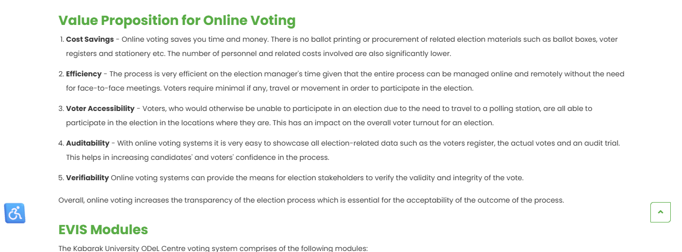 Student Voting System